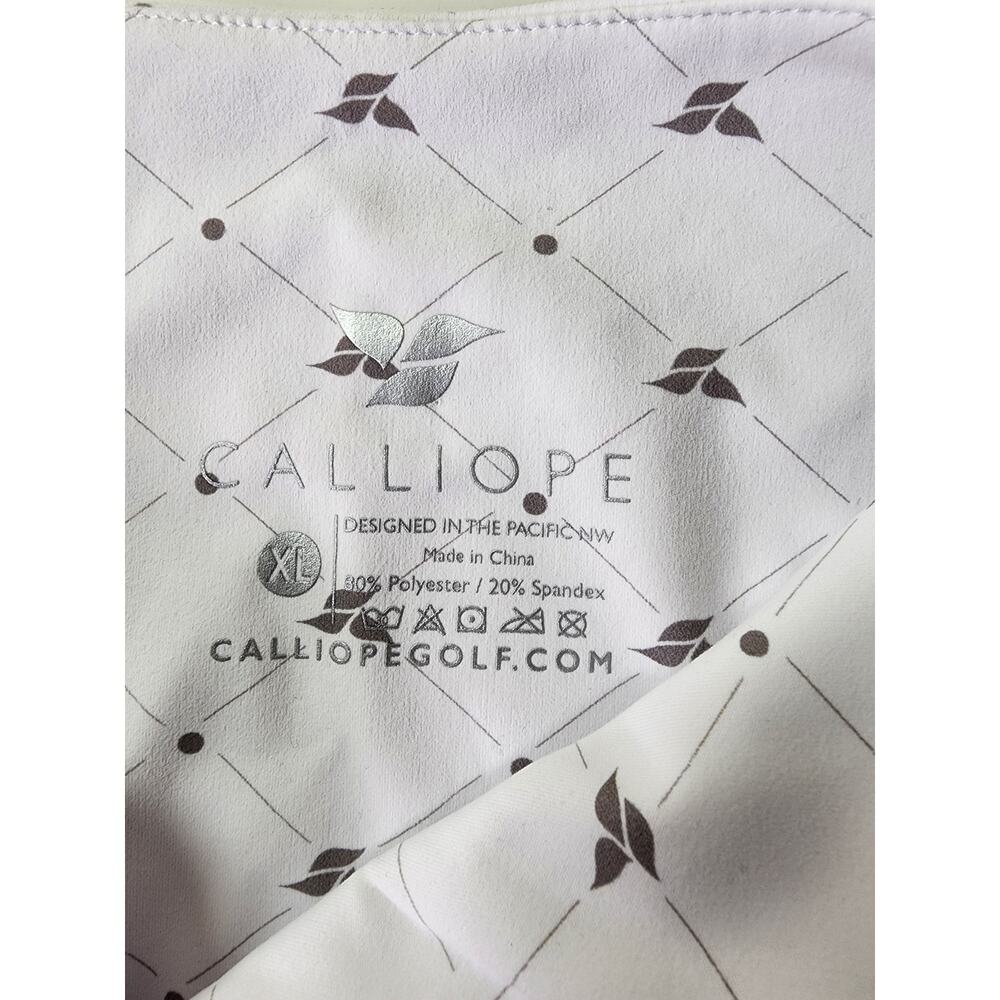 CALLIOPE White Gray NEW Sleeveless Active Outdoor Golf Casual Top SZ XL - NWT - Picture 8 of 11